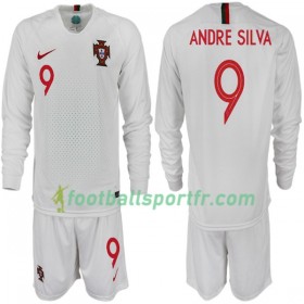 Tenue Portugal ANDRE SILVA 9 Enfant Extérieur Coupe du monde 2018 Maillot de Foot ML